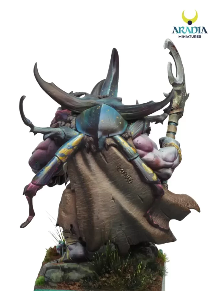Orc Insect Beetle Armored Orc Giant Miniature – Epic Insect Fantasy Boss