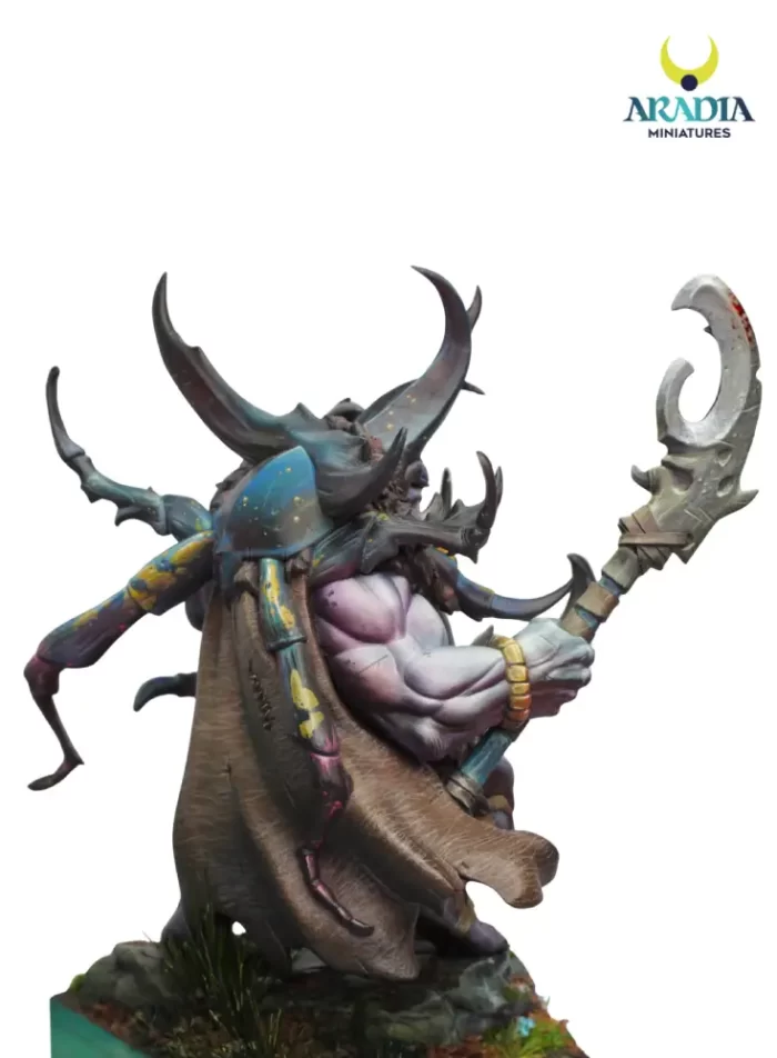 Orc Insect Beetle Armored Orc Giant Miniature – Epic Insect Fantasy Boss