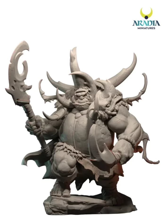 Orc Insect Beetle Armored Orc Giant Miniature – Epic Insect Fantasy Boss