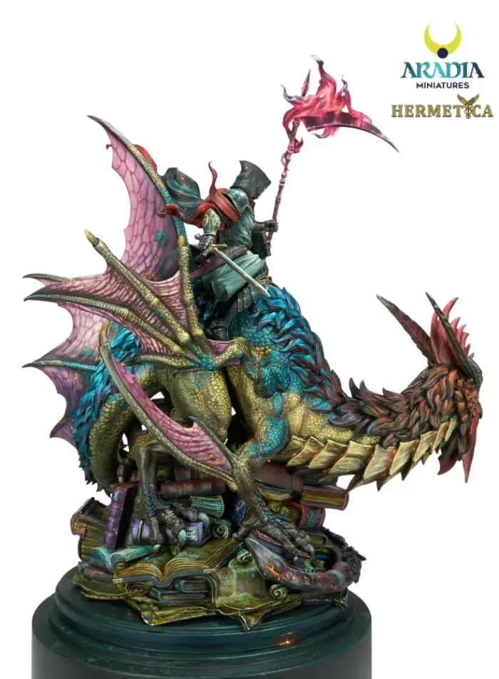 Basilisk Rider Guardian of the Threshold Miniature – Basilisk Rider Fantasy Model