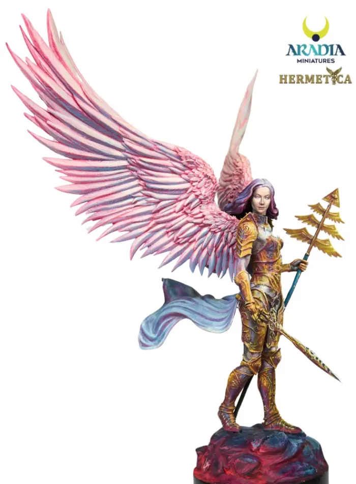Anael Angel Miniature – Celestial Warrior Girl Resin Model